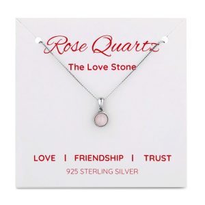 925 Sterling Silver Gemstone Necklace for Women, Crystal Necklaces for Women, Sterling Silver Necklace for Teens, Stone Necklace, Crystal Gifts for Women, Crystal Gifts. 1-year...