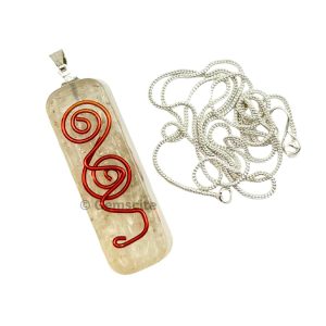 Crystal Necklace Pendant for Women Men - Orgone Necklace Pendant of Healing Crystal for Protection-Spiritual Jewelry