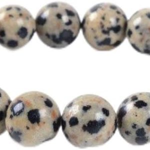 Justinstones 8mm Round Beads Stretch Bracelet 7 Inch Unisex
