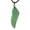Justinstones Natural Gemstone Carved Angel Wing Reiki Chakra Pendant Necklace 22 Inch