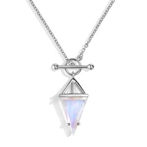 Moon Magic Authentic Moonstone Necklace for Women | Onyx, Labradorite, Black Obsidian Necklaces/Real 925 Sterling Silver |18k Rose and Yellow Gold Enchanted Crystal Necklace for...