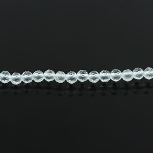 Natural Beads Necklace Adjustable Choker Crystal Handmade Jewelry, 3 To 3.5 mm Beads, Hypoallergenic 18 Inch Gold Plated Gemstone Necklaces For Women