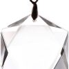 Natural Healing Crystal Star of David Necklace Pendant Gemstone Necklace Gift for Men and Women