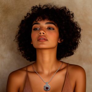 NOVICA Artisan Handmade Carnelian Necklace Sterling Silver from Indonesia Red Pendant Aurora Marsala Birthstone Balinese Traditional [19.75 in L x 0.1 in W Pendant(s) 1.6 in L x...