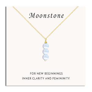 SmileBelle Crystal Necklace, Jade Necklace for Women as Anniversary Birthday Mothers Day Gifts for Women 14k Gold Black Tourmaline as Birthstone Jewelry for Girls Dainty Crystal...