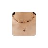 Tiger Eye Stone Layered Choker Necklace Set for Women, 14K Gold Plated Golden Stainless Steel Boho Double Chain Minimalist Jewelry, Retro Collar Look Brown Gold Layering Necklaces