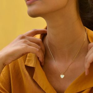 TZPI Red Heart Necklace for Women, Black Tourmaline Necklace as as Mothers Gifts Carnelian Necklaces as Everyday Jewelry Moonstone Crystal Pendant Birthday Easter Gifts for Her