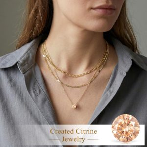 WomenGifts Layered Gold Necklaces for Women, 14K Gold Sterling Silver Plated Dainty Pendant Necklace Set Non Tarnish, Chunky Stackable Cuban Chain Choker, Trendy Personalized...